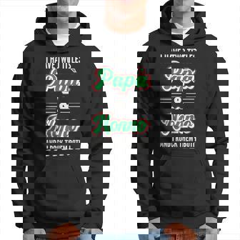 Papa And Nonno Funny Italian Grandpa Hoodie | Mazezy
