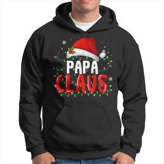 Papa Claus Christmas Famiy Matching Pajamas Team Santa Hoodie - Thegiftio UK