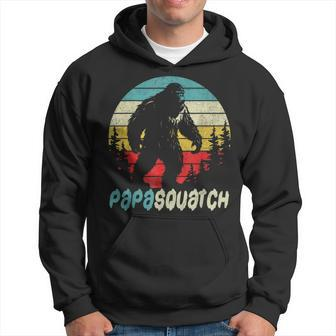 Papasquatch Fathers Day Bigfoot Sasquatch Papa Gifts Hoodie | Mazezy UK