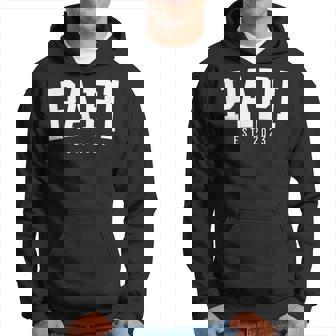 Papi Est 2023 Papi To Be Gifts New Papi Fathers Day Hoodie | Seseable UK