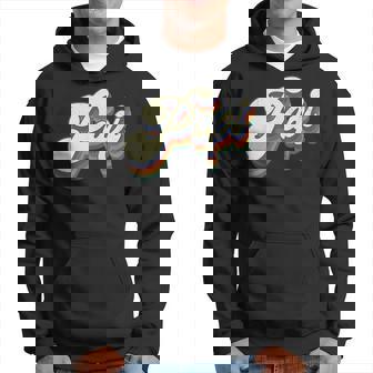 Papi Gifts Retro Vintage Fathers Day Papi Hoodie | Mazezy