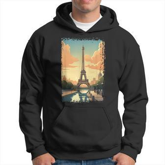 Paris Eiffel Tower I Love Paris Souvenir France France Funny Gifts Hoodie | Mazezy
