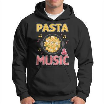 Pasta And Music Notes Italian Food Chef Spaghetti Hoodie | Mazezy CA