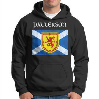 Patterson Scottish Clan Name Gift Scotland Flag Festival Hoodie | Mazezy