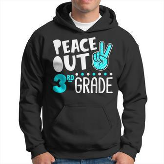 Peace Out 3Rd Grade Graduation Last Day School 2021 Funny Hoodie