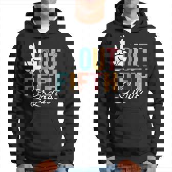 Peace Out Fifth Grade Last Day Of School 2023 Graduation Hoodie | Mazezy