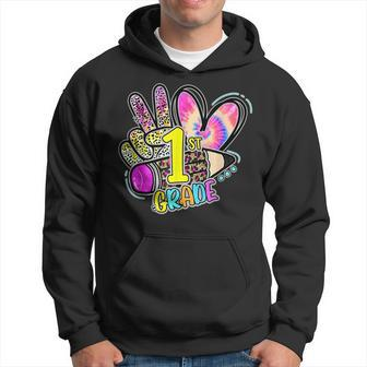 Peace Out First Grade Last Day Of School Kids End Of School Hoodie | Mazezy