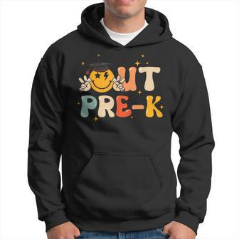 Peace Out Pre K Graduate Last Day Of School Funny Smile Hoodie | Mazezy
