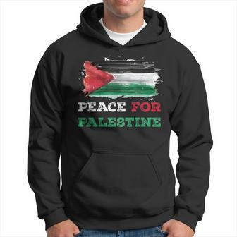 Peace For Palestine Palestine Flag Hoodie - Monsterry