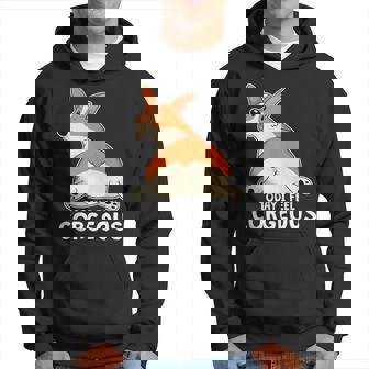 Pembroke Welsh Corgi Butt Today I Feel Corgeous Corgi Sploot Hoodie | Mazezy