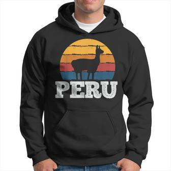 Peru Vicuna Peruvian Vintage Hoodie | Mazezy