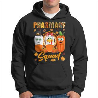 Pharmacy Squad Turkey Pumpkin Pilgrim Pills Thanksgiving Day Hoodie - Seseable