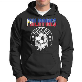 Philippines Soccer Fan Jersey Philippine Flag Football Lover Hoodie - Thegiftio UK