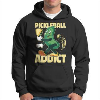Pickleball Addict Funny Paddle Pickle Ball Meme Hoodie | Mazezy