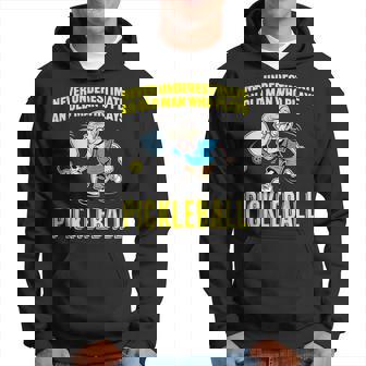 Pickleball Dad Top Old Man Grandpa Funny Mens Pickleball Hoodie - Thegiftio UK