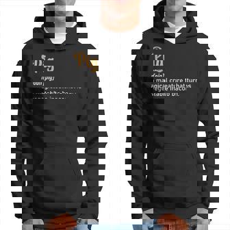 Pig A Magical Creature That Turns Vegetable Into Bacon Quote Hoodie | Mazezy