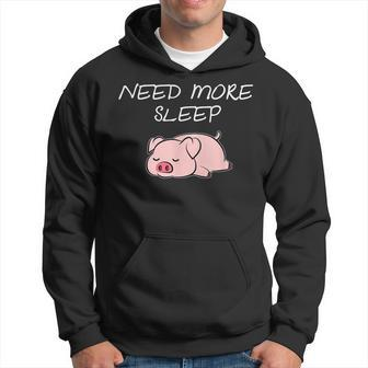 Pig Need More Sleep Pajama For Bedtime Hoodie - Thegiftio UK