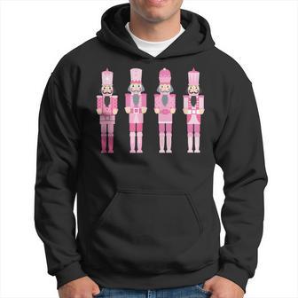 Pink Christmas Nutcracker Squad Ballet Dance Matching Family Hoodie - Thegiftio UK