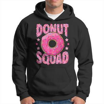 Pink Donut Squad Sprinkles Donut Lover Matching Donut Party Hoodie | Mazezy