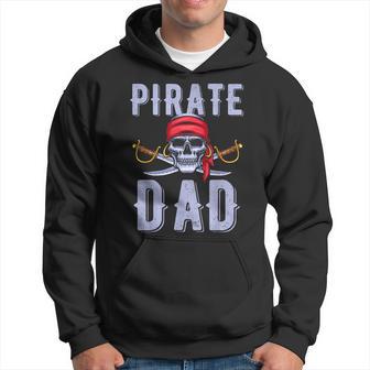 Pirate Dad Skull Pirate Lovers Halloween Fathers Day Hoodie - Thegiftio UK