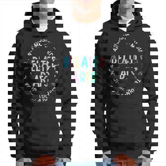 Pkes Related Arts Circle Design Hoodie - Thegiftio