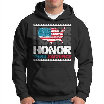 Pleasant Honor Of Delightful Veterans Quote Hoodie - Thegiftio UK