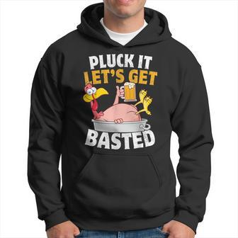 Pluck It Let's Get Basted Thanksgiving Hoodie - Thegiftio UK