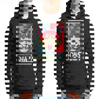 Political Sploot Welsh Corgi Dog For President Hoodie | Mazezy