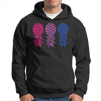 Polyamory And Upside Down Pineapple Bisexual Lgbt Hoodie | Mazezy