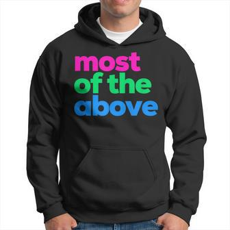 Polysexual Pride Most Of The Above Lgbtq Poly Flag Lgbtqia Hoodie | Mazezy