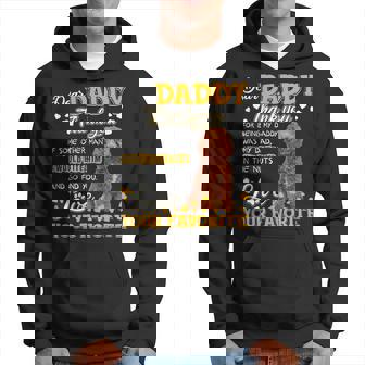 Poodles Dear Daddy Thank You For Being My Daddy Poodle Dog Hoodie - Monsterry