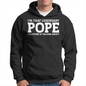 Pope Surname Funny Team Family Last Name Pope Hoodie | Mazezy