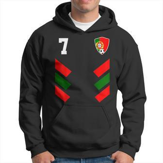 Portugal Soccer Jersey Portuguese Football Flag Hoodie | Mazezy