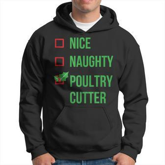 Poultry Cutter Pajama Christmas Hoodie | Mazezy
