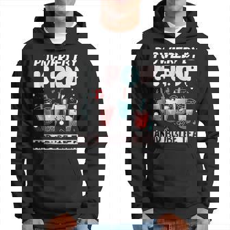 Powered By Kpop And Bubble Tea - Korean - Cute Boba Milk Tea Hoodie | Mazezy