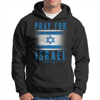 Pray For Israel Psalm 122 6 Israel Flag Hoodie | Mazezy