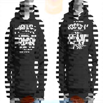 Promoted To Pepaw Est 2020 Outfit First Father Papa Gifts Hoodie | Mazezy