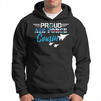 Proud Air Force Cousin Gift Us Military Veteran Day Hoodie | Mazezy