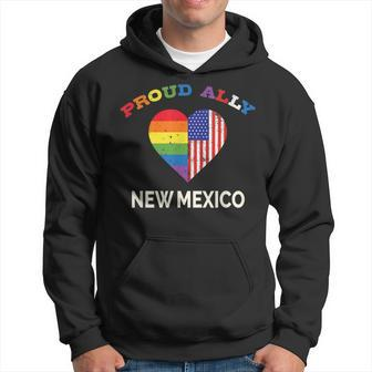 Proud Ally Gay Pride Flag Gender Equality New Mexico Hoodie | Mazezy
