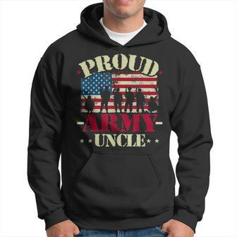 Proud Army Uncle Usa Flag Proud Army National Guard Uncle Hoodie | Mazezy