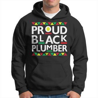 Proud Black Plumber African American History Month Pride Hoodie | Mazezy