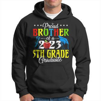 Proud Brother Of A 2023 5Th Grade Graduate Family Lover Hoodie