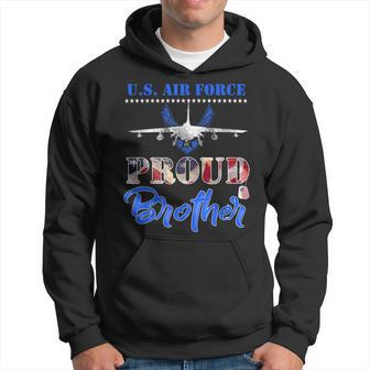 Proud Brother Us Air Force Stars Air Force Family Hoodie | Mazezy