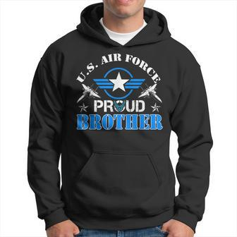 Proud Brother Us Air Force Usaf Veteran Gift Hoodie | Mazezy
