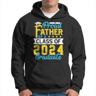 Proud Father Of A Class Of 2024 Graduate Senior 2024 Hoodie | Mazezy