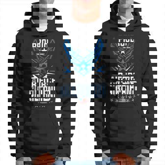 Proud Girlfriend Us Air Force Stars Air Force Family Party Hoodie | Mazezy