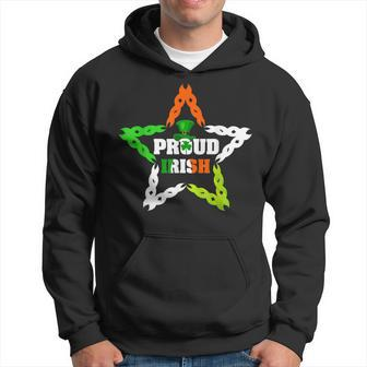 Proud Irish St Patricks Day Colorful Celtic Pride Funny Hoodie | Mazezy
