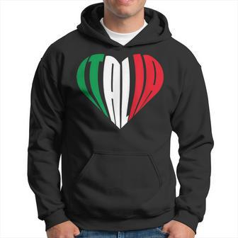 Proud Italian - Italia Design - Italian Heart I Love Italia Hoodie | Mazezy