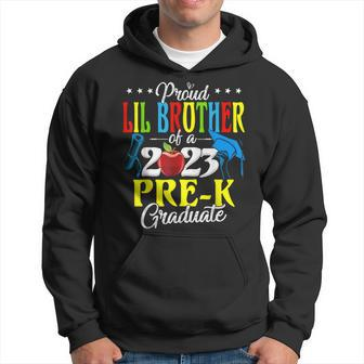 Proud Lil Brother Of A 2023 Prek Graduate Family Lover Hoodie