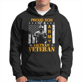 Proud Son Of A Army Vietnam Veteran Cool Gift Hoodie | Mazezy